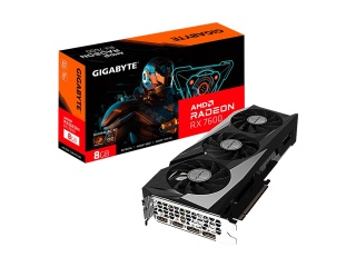 Tarjeta De Video GIGABYTE AMD RX7600 8Gb Gddr6 Gaming Oc  3 Fanes Hdmi Dp Pci-e 4.0 128 Bits DirectX OpenGL