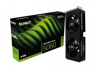 Tarjeta De Video PALIT RTX 5060 8Gb Gddr7 Dual Hdmi Dp Nvidia GeForce Pci-e 5.0 128bits