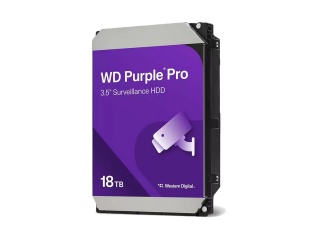 Disco Duro 18Tb WD WESTERN DIGITAL PRO Purpura 3.5 Sata3 6.0Gbps 7200rpm Para Dvr y Sistemas De Seguridad