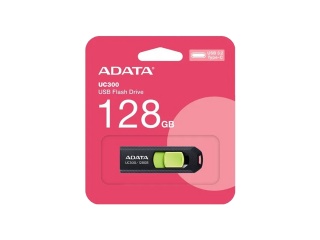 Pendrive ADATA 128GB UC300 USB-C Negro/Verde