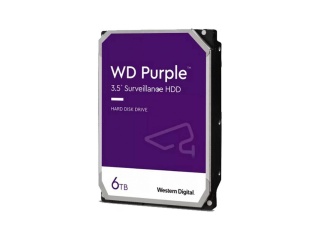 Disco Duro 6Tb WD Purpura 3.5 Sata3 6.0Gbps Intellipower Para Dvr y Sistemas De Seguridad