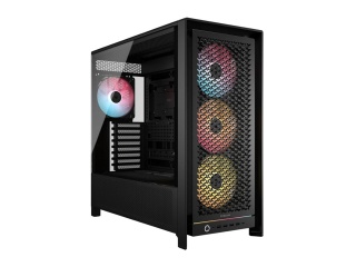 Gabinete Gamer CORSAIR 5000D Airflow Argb 4 Fanes 120mm Con Lateral de Vidrio Templado