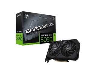 Tarjeta De Video MSI RTX 5050 8Gb Shadow Gddr6 OC Edition x2 Fanes Hdmi Dp