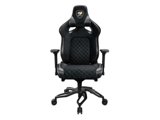 Silla Gamer COUGAR Titan Pro V2 Regulable 155 Grados Soporta Hasta 160kg Material Cuero Sintetico