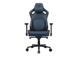 Silla Gamer COUGAR Defender S Navy Blue Regulable 155 Grados Soporta Hasta 150kg Material Cuero Sintetico