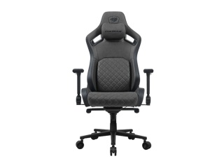 Silla Gamer COUGAR Defensor S Jet Gray F Regulable 155 Grados Soporta Hasta 150kg Material Cuero Sintetico