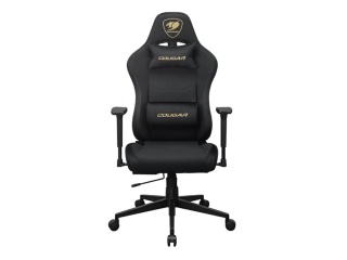 Silla Gamer COUGAR Prime Gold F Regulable 155 Grados Soporta Hasta 120kg Material Cuero Sintetico