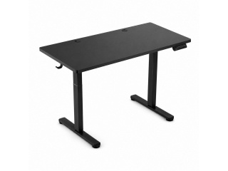 Escritorio Gamer Elevable HUZARO HZ-HERO 8.1 Negro 1.20 x 0.60 mts Guia Cables Soporte de Auriculares