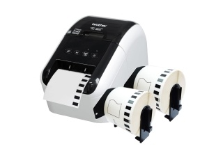 Impresora Etiquetas BROTHER QL-800 Usb + 2 Rollos Etiquetas DK-22205