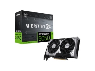Tarjeta De Video MSI RTX 5050 8Gb VENTUS Gddr6 OC Edition x2 Fanes Hdmi Dp