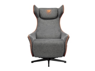 Sillon Sofa Gamer COUGAR Magus Soporta Hasta 150kg Imitacion Lino Gris
