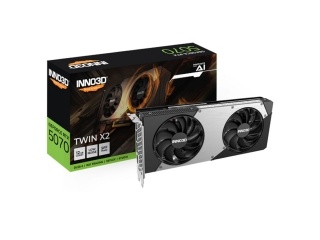 Tarjeta De Video INNO3D RTX 5070 12Gb Gddr7 TWIN X2 Hdmi Dp 192bits