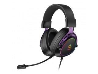 Auricular Gamer SOLARMAX GHS59V RGB Hi-Fi con Micrófono\n PC y Consolas Violeta