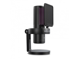 Micr�fono Gamer SOLARMAX LSM95B USB-C RGB con Filtro Antipop