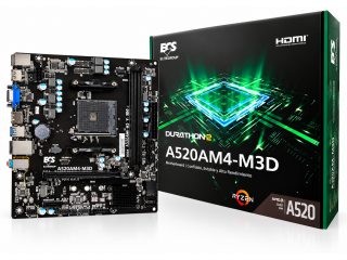 Motherboard ELITEGROUP ECS A520AM4-M3D Socket Am4 Para Amd