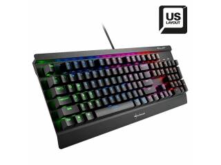 TECLADO MECANICO SHARKOON SKILLER SGK3 RGB KAIHL BLUE USB
