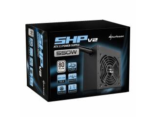 FUENTE PODER SHARKOON SHP550 V2 550W CERT. 80 PLUS WHITE