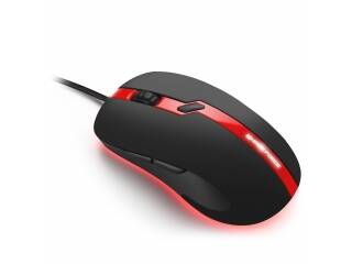 MOUSE GAMER SHARKOON SHARK FORCE PRO 3200DPI ROJO