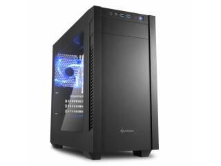GABINETE SHARKOON S1000 WINDOW 2 FANES LED 120MM ACRILICO