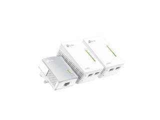Repetidor Extensor De Rango Tplink Tl-wpa4220t Kit 3 Av600 300mbps