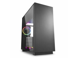 Gabinete Gamer SHARKOON Pure Steel Incluye 4 Fanes Argb 120mm Lateral Con Vidrio Templado