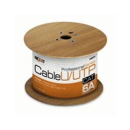 Bobina Cable Utp 305m Nexxt Cat6 100% Cobre Bajo Cmx Color Nergro Exterior