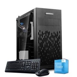 Equipo PC INTEL Core i3 13100 13va - 16Gb - Ssd 512Gb - WiFi/Bt - Windows 11 Pro - Teclado Mouse y Parlantes
