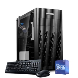 Equipo PC INTEL Core i5 10400 10ma - 8Gb - Ssd 256Gb - Wifi/Bt - Windows 11 Pro - Teclado Mouse y Parlantes