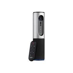 Camara Web Logitech Connect Portatil Bluetooth Sistema De Manos Libre Con Control Remoto