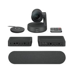 KIit Logitech Vc Rally Plus Camara 2 Parlantes Y 2 Microfonos