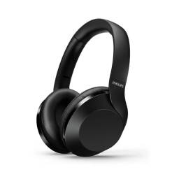 Auricular Philips Over Ear Taph802bk Inalambricos Bluetooth High Resolution Con Microfono 30 Horas Graves Profundos