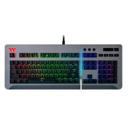 Teclado Mecanico Gamer THERMALTAKE LEVEL 20 RGB Titanium Blue Switch Cherry De Aluminio