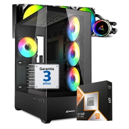 PC Gamer AMD Ryzen 9 9900X3D - Video RTX 5060Ti 16Gb - RAM 64Gb - 2Tb - Win11 Pro Espa�ol