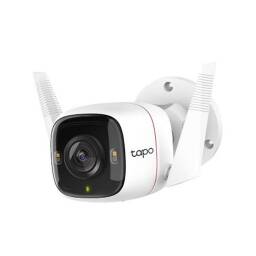 Camara De Seguridad Wifi TPLINK TAPO C320ws 2k Uhd 4mp Vision Nocturna Exterior Con Ranura Para Memoria MicroSD