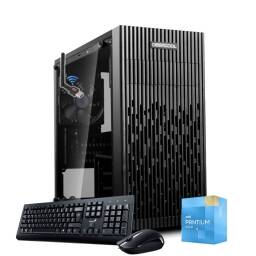 Equipo PC INTEL Pentium G7400 12va Gen - 8Gb - Ssd 240Gb - Wifi/Bt - Windows 11 Pro - Teclado Mouse y Parlantes