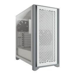 Gabinete Gamer Corsair 4000D Airflow E-atx 2 Fanes 120mm Blanco