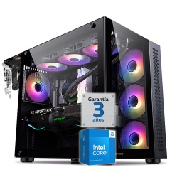 PC Gamer INTEL Core i5 14400F 16Gb Ddr5 Ssd Nvme 1Tb Video Nvidia Rtx 3050 6Gb Gddr6 Wifi Bt W11 3 A�os Garant�a