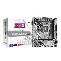 Motherboard ASROCK H610m-hdv M.2+ D5 Socket S1700 Para Intel