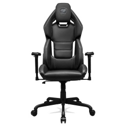 Silla Gamer COUGAR HOTROD Cuero Sint�tico Soporta Hasta 136Kg Negro