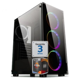 PC Gamer AMD Ryzen 7 5700G RAM 64Gb Ddr4 Ssd Nvme 2Tb Video Rx Radeon 2Gb Hdmi Wifi Bt Windows 11 64bit