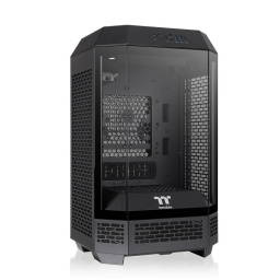 Gabinete THERMALTAKE THE TOWER 250 Mini USB-C 3.2 + 2 Fanes 120mm Vidrio Templado CA-1Z9-00S1WN-00
