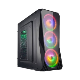 Gabinete Gamer Shot Gaming FA3148 Rgb Atx Con Frontal de Acrilico