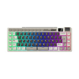 Teclado RK ROYAL KLUDGE M70 Mocha Grey Cream Switch Rgb Usb-C