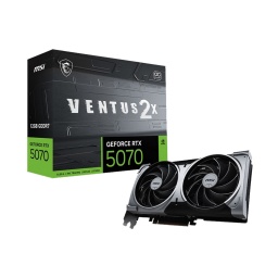 Tarjeta De Video MSI RTX 5070 12Gb Gddr7 Ventus OC 2 Fanes Hdmi Dp Nvidia GeForce Pci-e 5.0 192bits