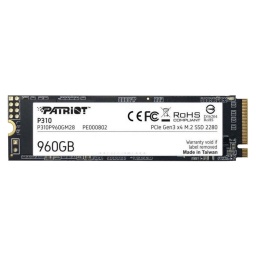 Ssd Solido M.2 Nvme PATRIOT P310 960Gb 2280