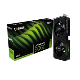 Tarjeta De Video PALIT RTX 5060 8Gb Gddr7 Dual Hdmi Dp Nvidia GeForce Pci-e 5.0 128bits