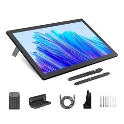 Tableta Digitalizadora HUION KAMVAS PRO 19 4K GT-1902 Pantalla 18.4" IPS L�piz Estuche Guantes y M�s Accesorios