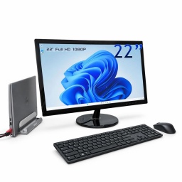 Combo Notebook Dell Latitude 5410 Core i7 - 16Gb - 256Gb - Pantalla 13.3" - W11 Pro - Monitor 22 FHD Webcam