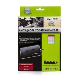 Cargador Universal Notebook 120w 12 Puntas Multivoltaje Laptop Multipuntas
