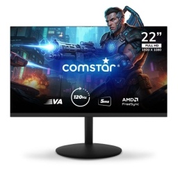 Monitor Gamer COMSTAR 22 ENTRY MCSF22PF 120Hz Panel VA 5ms Fhd 1080p Hdmi Vga Compatible Vesa
